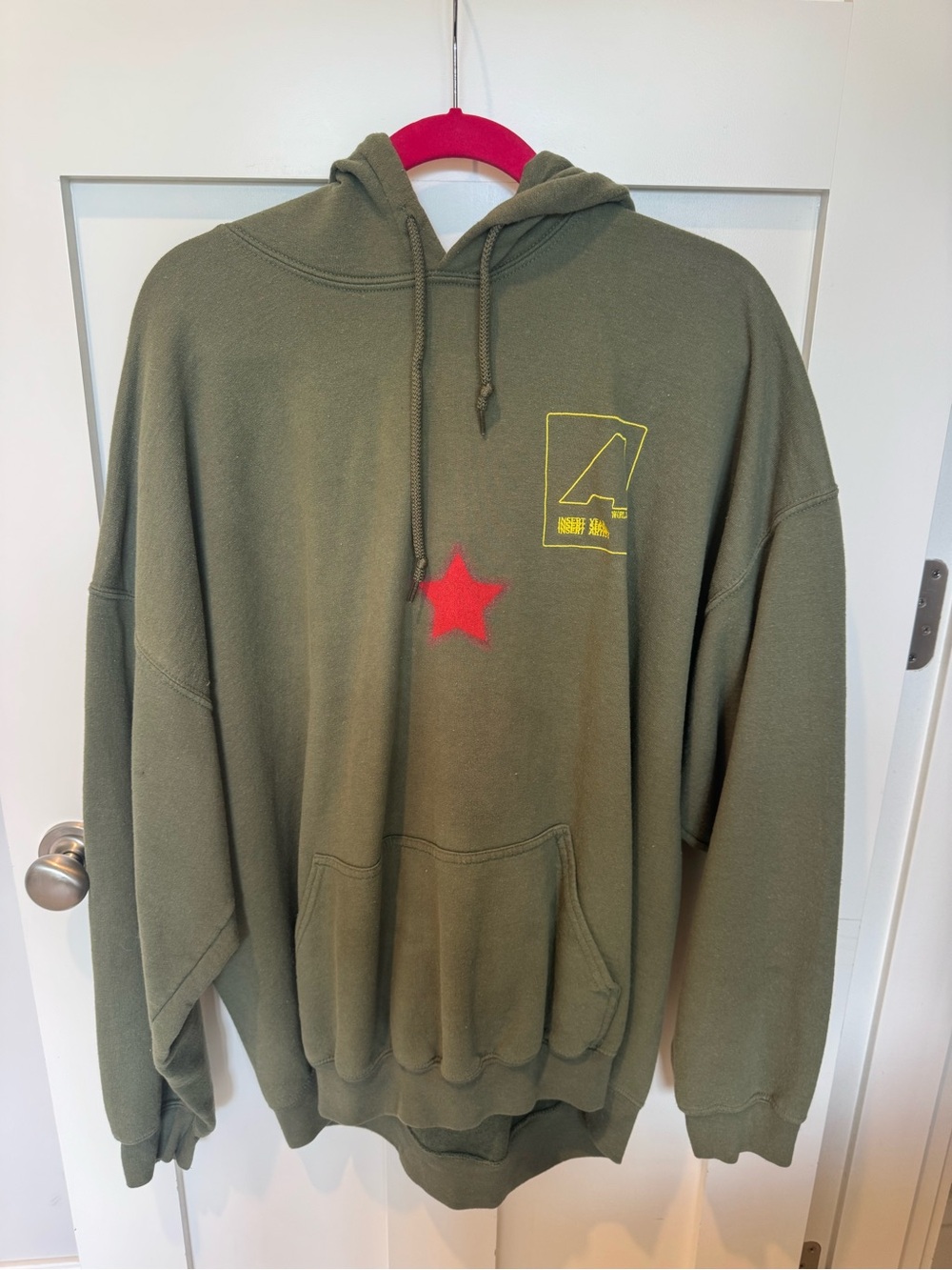 Authentic Cactus Jack by Travis Scott Astroworld Shattered Face Hoodie 'Olive'